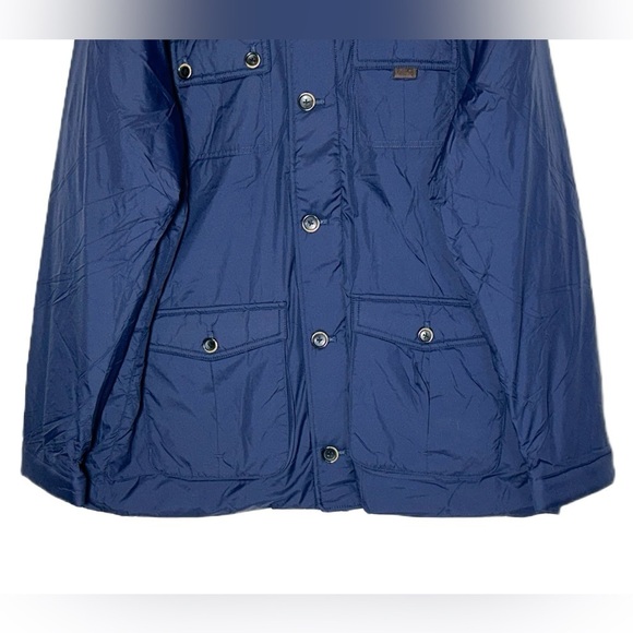 NEW Untuckit Navy Blue Rodier Lightweight Quilted Insulated Field Jacket, XL - Picture 7 of 14